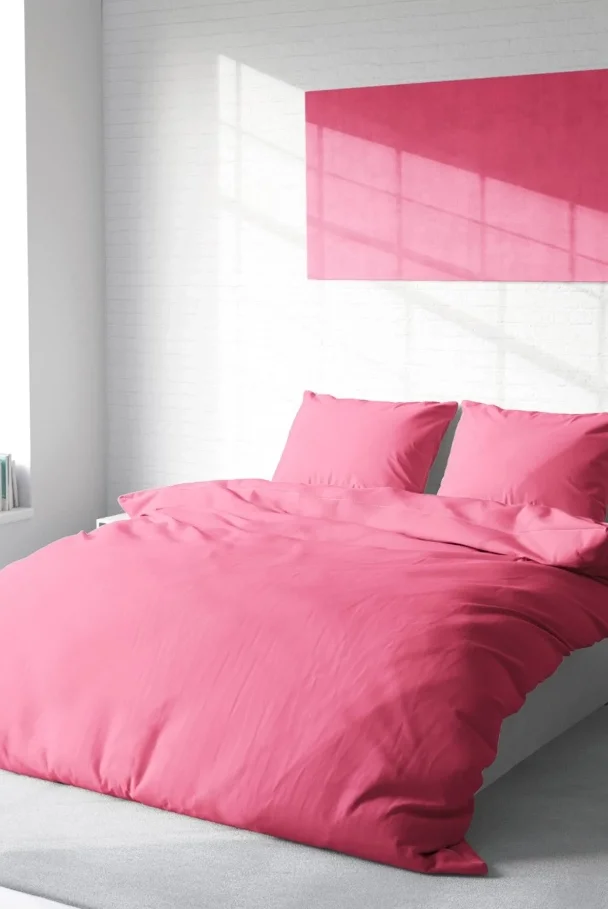 NİVEMESHOME ŞEKER PEMBE %100 PAMUK ÇİFT KİŞİLİK NEVRESİM TAKIMI