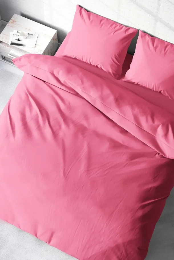NİVEMESHOME PINK SUGAR 100% COTTON DOUBLE BEDDING SET