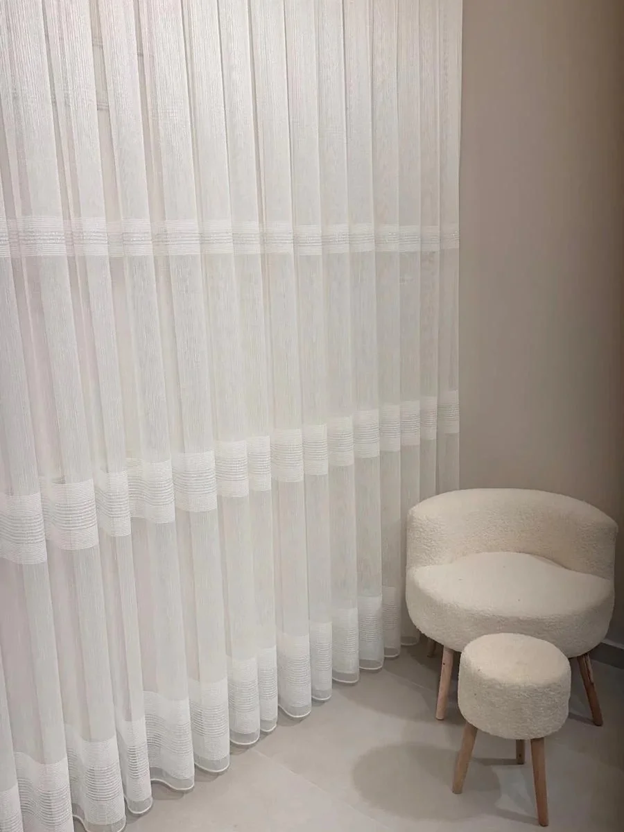 NIVEMESHOME SIMON D813475.801 TANO-310 1/3 TIGHT PLEATED TULLE CURTAIN APM