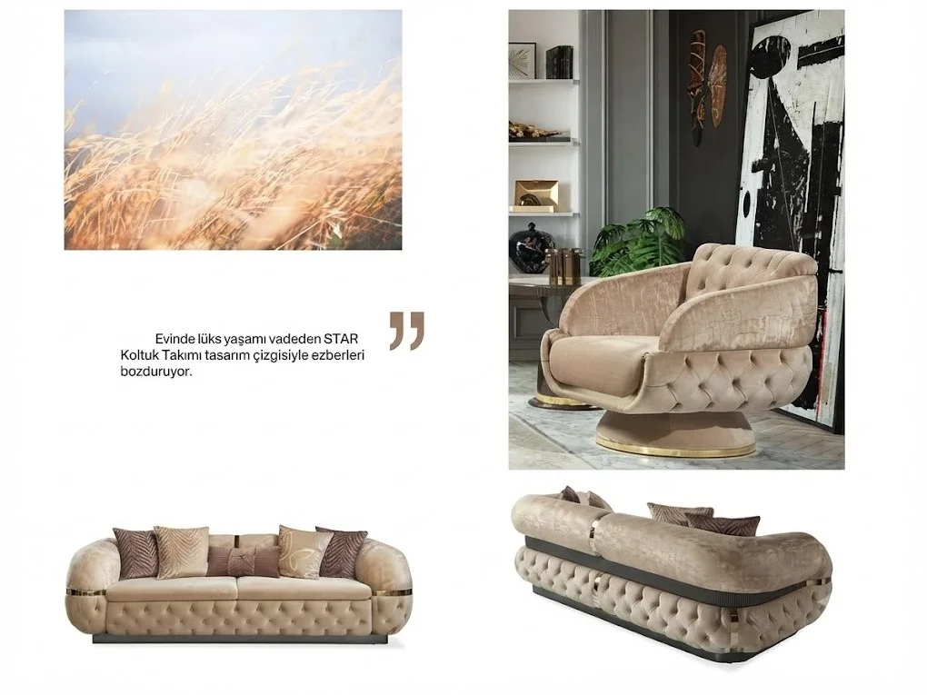 NİVEMESHOME STAR SOFA SET