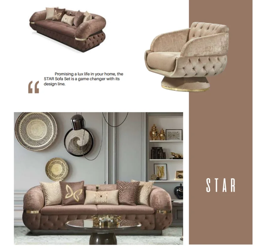 NİVEMESHOME STAR SOFA SET