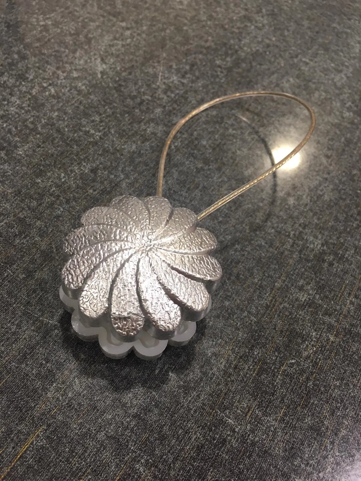 NİVEMESHOME Fermaglio per tende in argento senza pietre