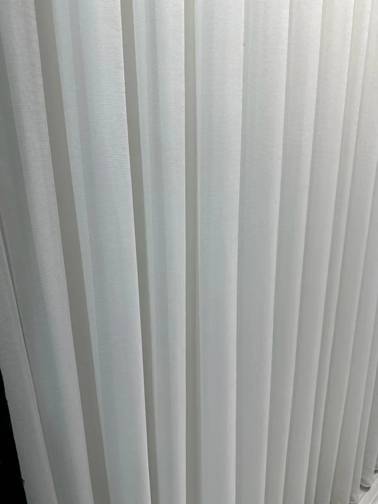 NİVEMESHOME TESLA WHITE GROUND 1/3 DENSE PILE TULLE CURTAIN APM
