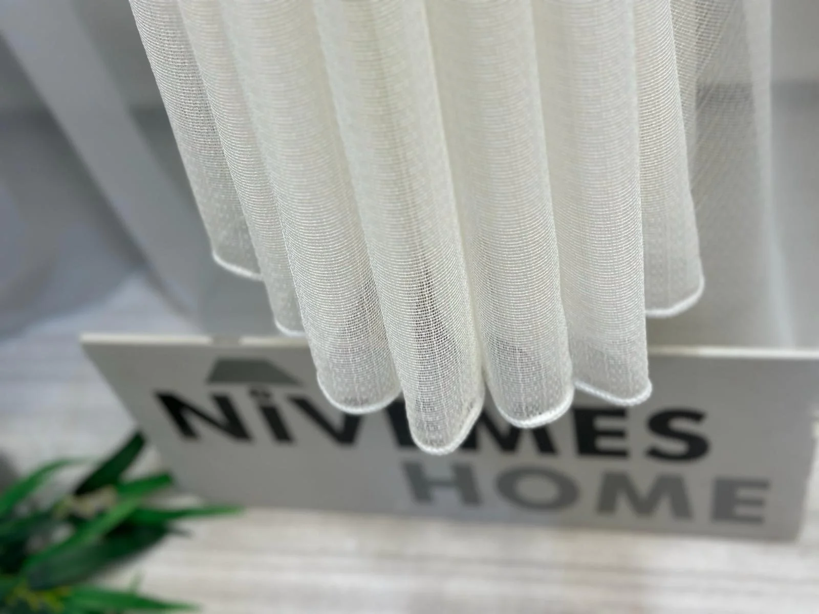 NİVEMESHOME SUMAY 1/3 SIK PİLELİ TÜL PERDE APM