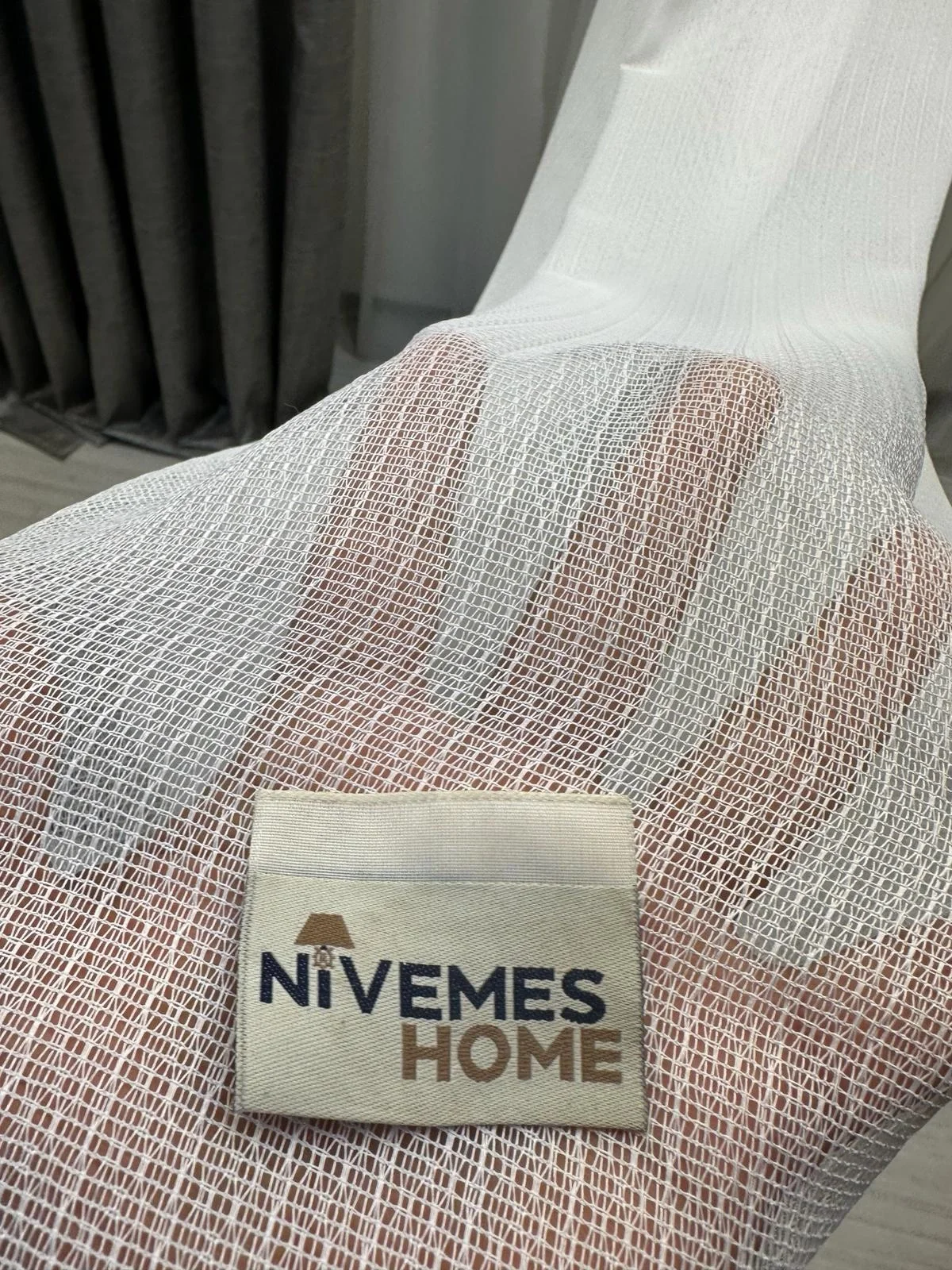 NİVEMESHOME SUMAY 1/3 SIK PİLELİ TÜL PERDE APM
