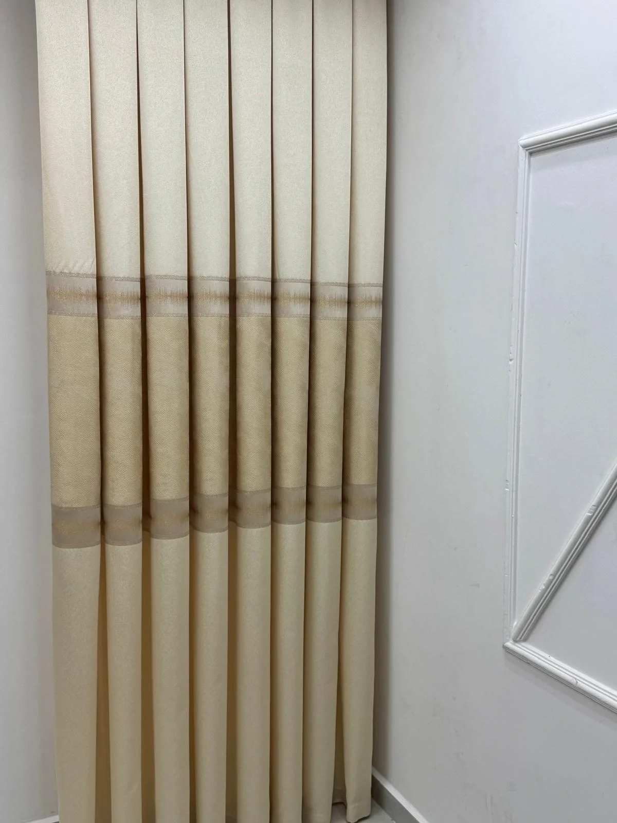 NİVEMESHOME UMUT FJ614365 V_120 KREM 1/3 SIK PİLE FON PERDE
