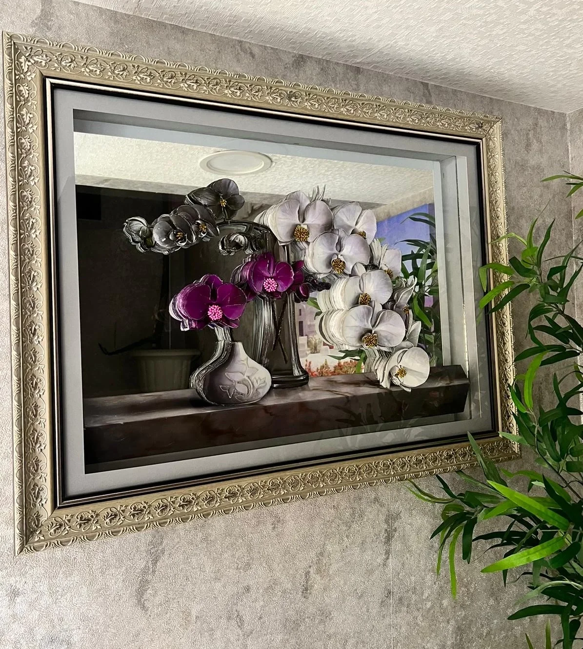 NİVEMESHOME VAZOLU ÇİÇEKLİ 60X80 TABLO