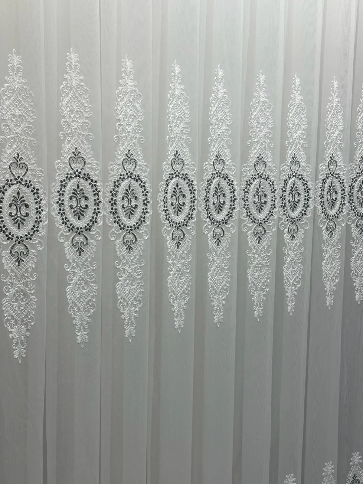 NİVEMESHOME YAREN 1/3 SIK PİLELİ TÜL PERDE APM