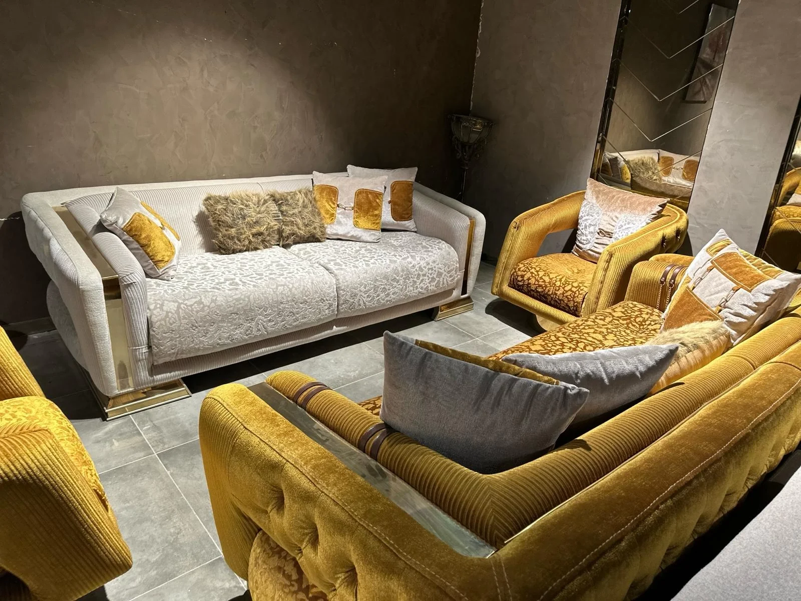 NİVEMESHOME ZEN مجموعة جلوس