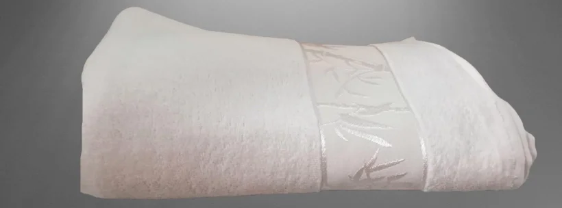 NURPAK ŞEKER PEMBE BAMBU BANYO HAVLUSU