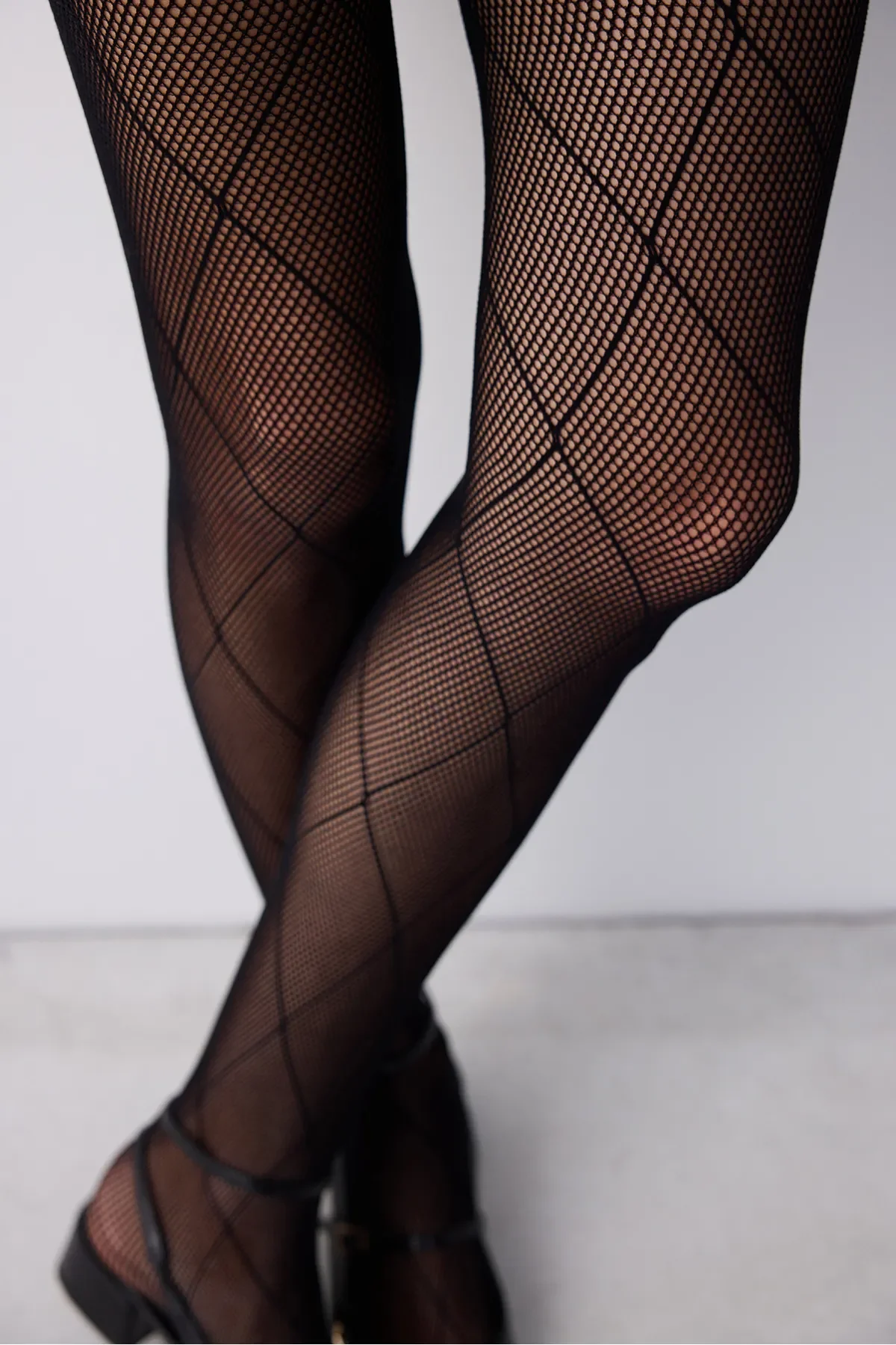 PENTI DIAMOND CALZE FILETTO CULOTTE NERE S/M