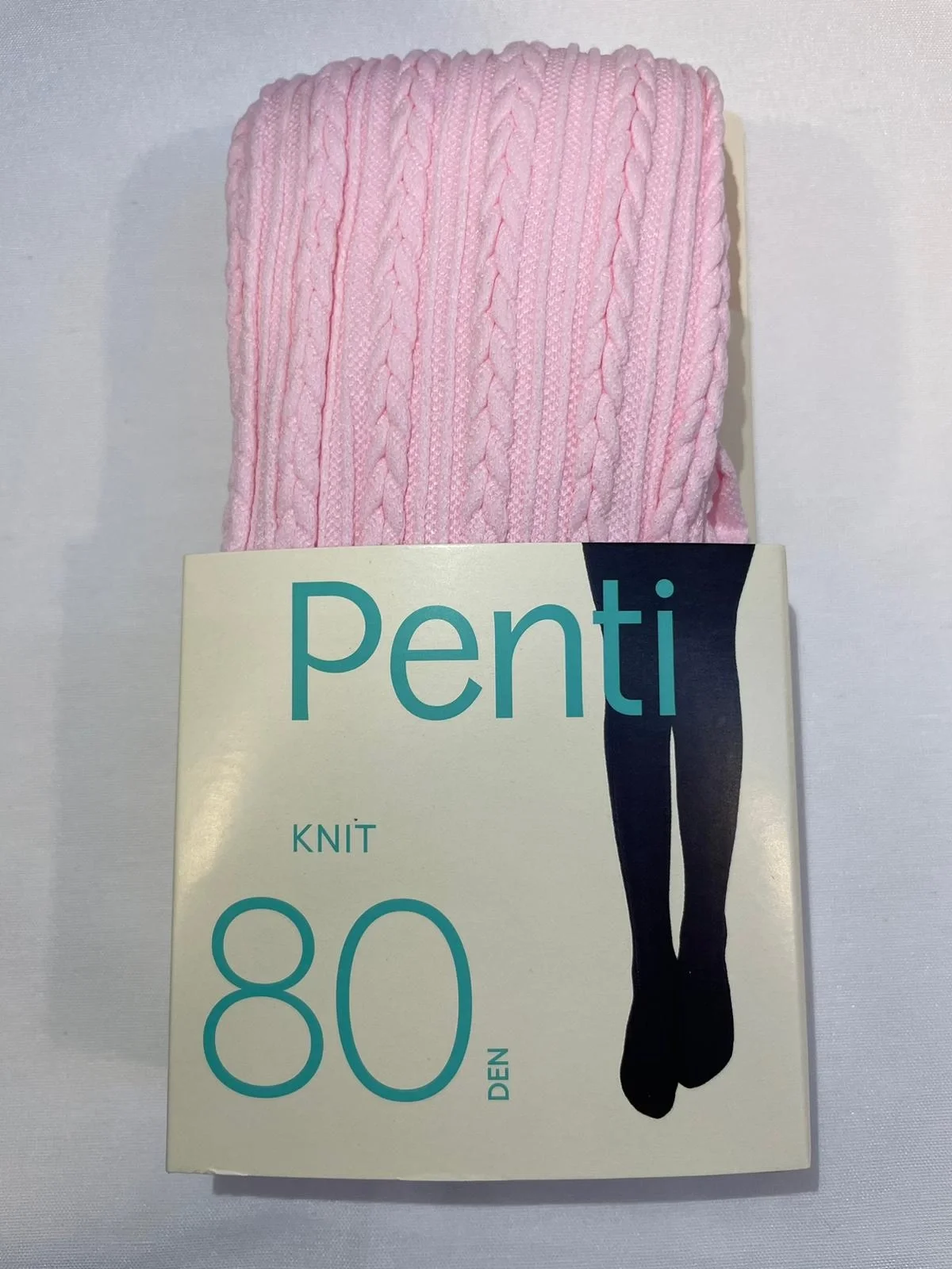 PENTİ PRETTY KNIT 80 DENIER TIGHTS PINK 2-3 YEARS