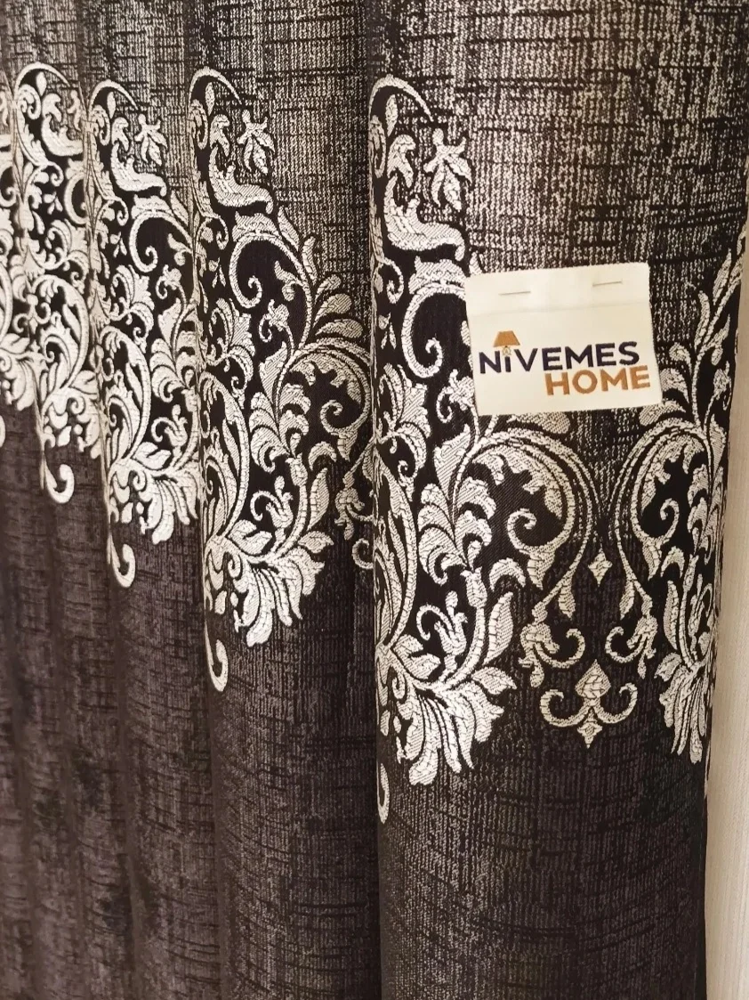 SERVI ANTHRACITE 1/3 PILE BACKGROUND CURTAIN APM
