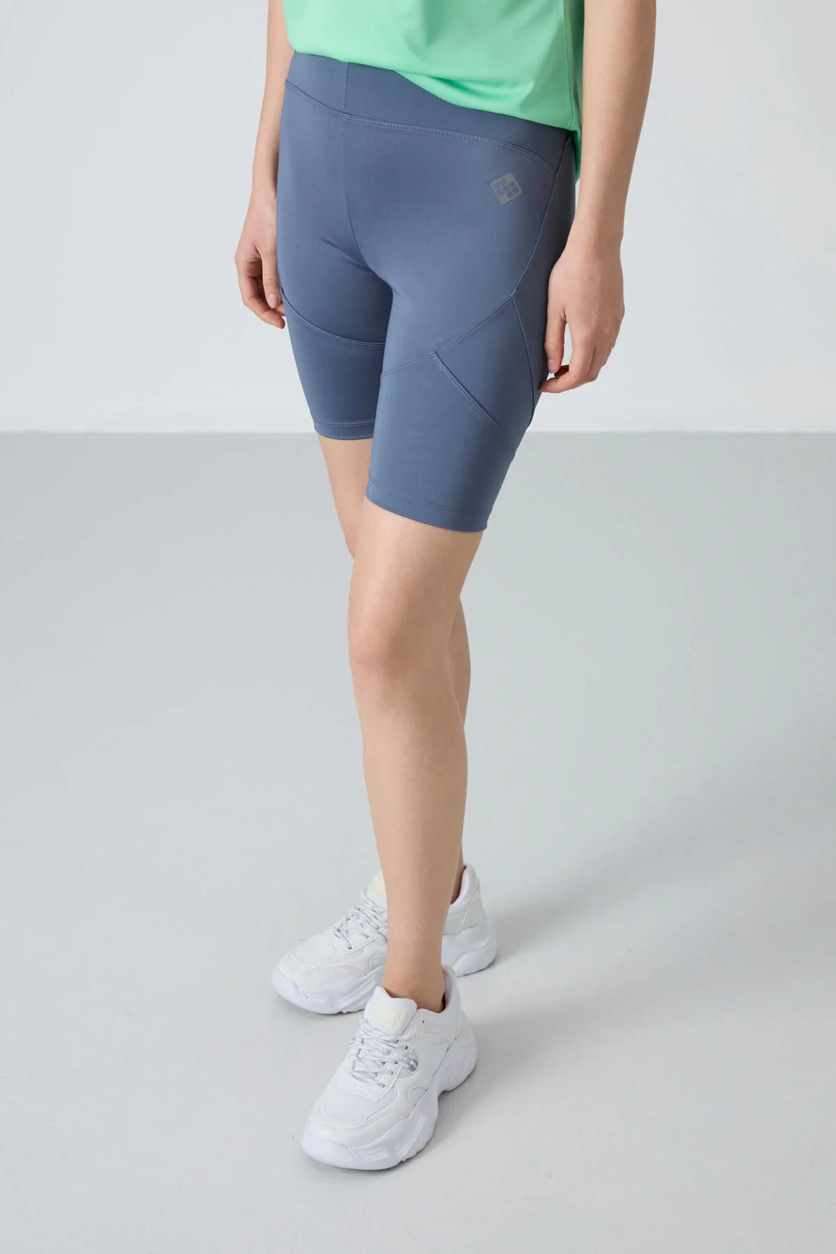 TOMMY LİFE T15BY-91013 DONNA CICLISTA PANTALONCINO PETROLIO