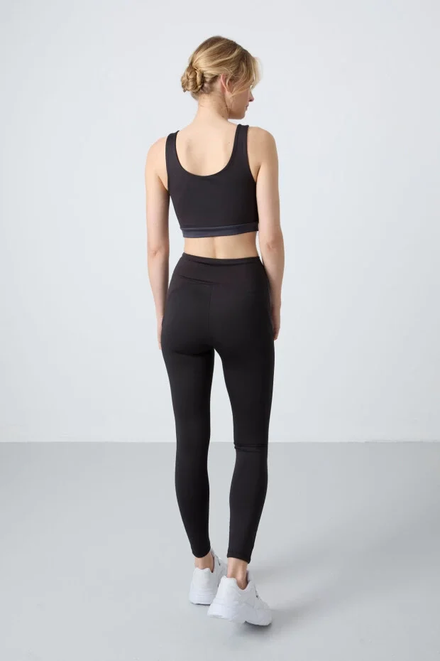 TOMMY LIFE T15BY-95334_1 WOMENS BUSTIER-LEGGINGS SET BLACK