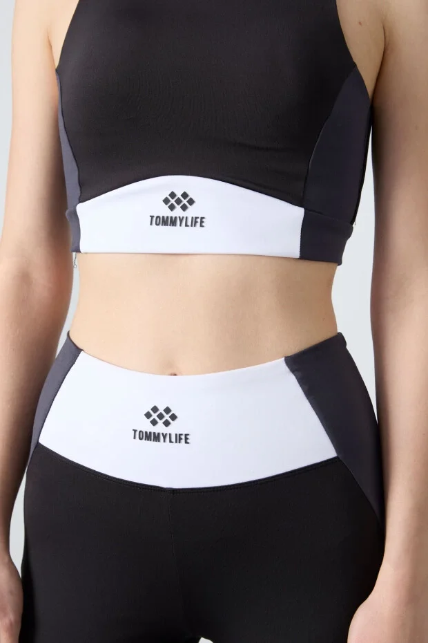 TOMMY LIFE T15BY-95334_1 WOMENS BUSTIER-LEGGINGS SET BLACK