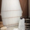 NIVEMESHOME ROMA LINEN 1/3 DENSE PILE COFFEE BACKGROUND CURTAIN APM