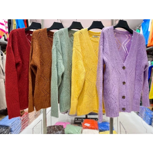 Kadın Kiremit Örme Hırka