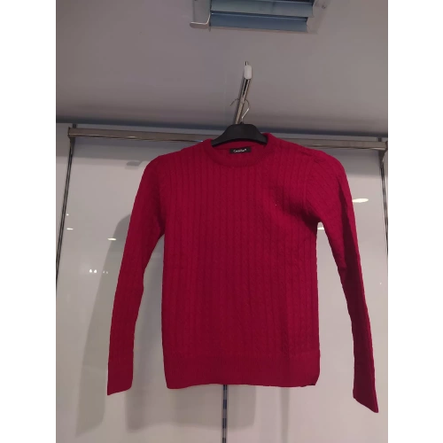 Kadın Kırmızı Triko Kazak