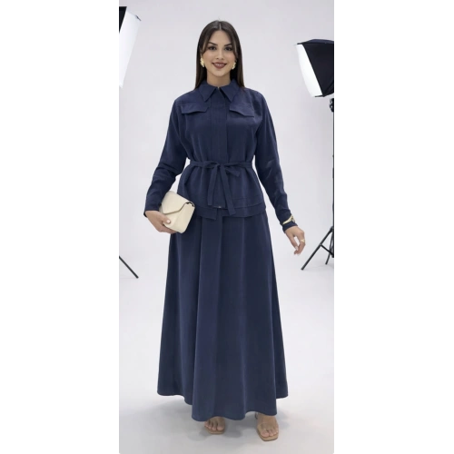 Kadın Lacivert İkili Takım