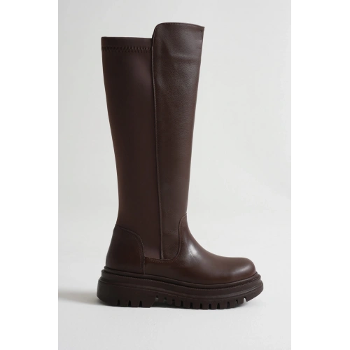 Agni Kadın Günlük Acı Kahve Çizme