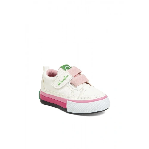 Benetton Beyaz Pembe- Çocuk Spor Ayakkabı