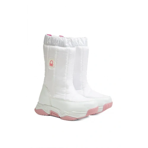 Benetton Çocuk Beyaz-Pembe Bot
