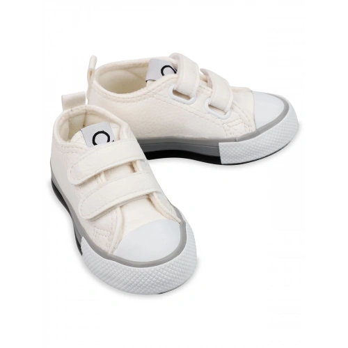 Benetton Kırık Beyaz Deri Çocuk Spor Ayakkabı