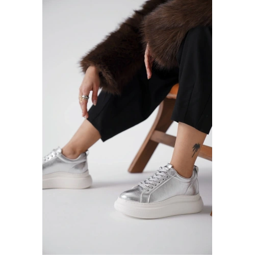 Dina Gümüş Kadın Sneaker