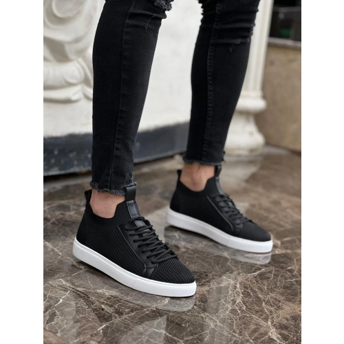 Erkek Günlük Siyah-Beyaz Ayakkabı