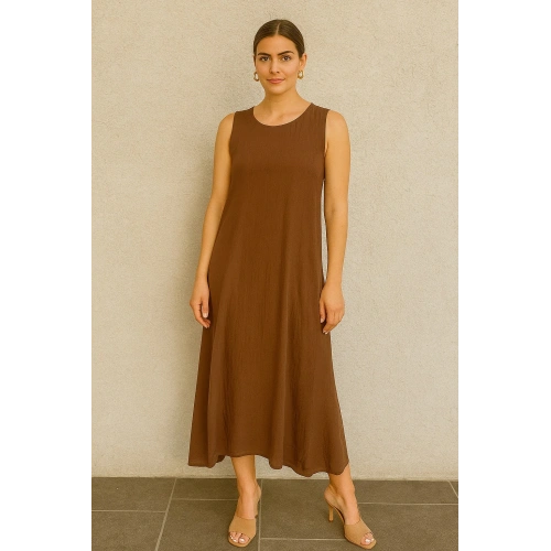 Kadın Kahverengi Elbise
