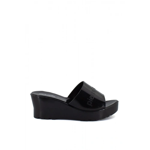 Kadın Pierre Cardin Siyah Dolgu Topuk Terlik