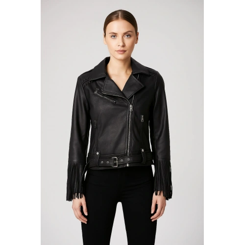 Kadın Püsküllü  Ceket