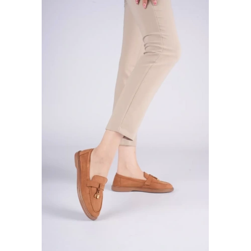 Kadın Taba Günlük Süet Ayakkabı TR27MS10C