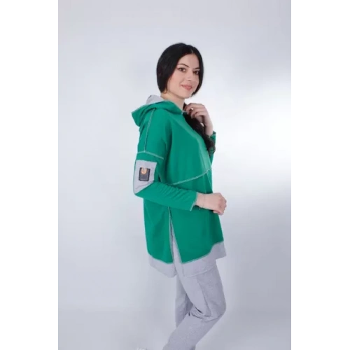 Kadın Yeşil-Gri Eşofman Takımı