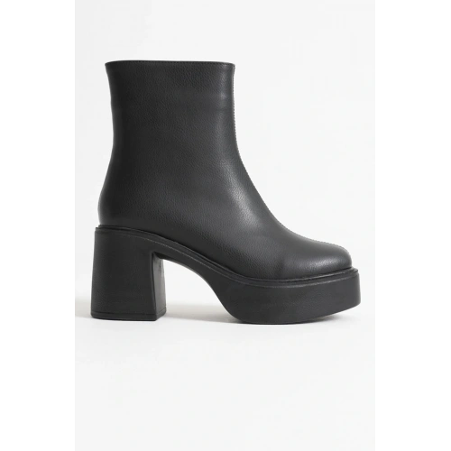 Keti Kadın Siyah Topuklu Bot