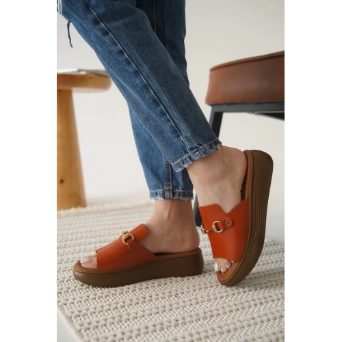 Nelly Kiremit Hakiki Deri Terlik