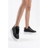 Alice Siyah Kadın Gizli Topuklu Sneaker