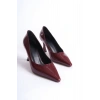 Kadın Bordo Rugan Stiletto TR08MS27C