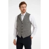 Erkek Gri Kılçıllı Yelek