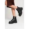 Fiora Kadın Kışlık Kalın Tabanlı Siyah Bot