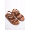 Kadın Taba 2cm Topuk Boyu Yazlık Rahat Sandalet TR27MY05B