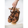 Acı Kahve Hakiki Deri Sandalet TR31MY59C