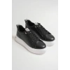 Liza Kadın Şık Günlük Siyah Sneaker