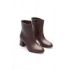 Lucinda Kadın Kışlık Acı Kahve Kalın Topuklu Bot