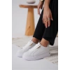 Nova Kadın Gold Detaylı Beyaz Sneaker