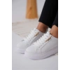 Nova Kadın Gold Detaylı Beyaz Sneaker