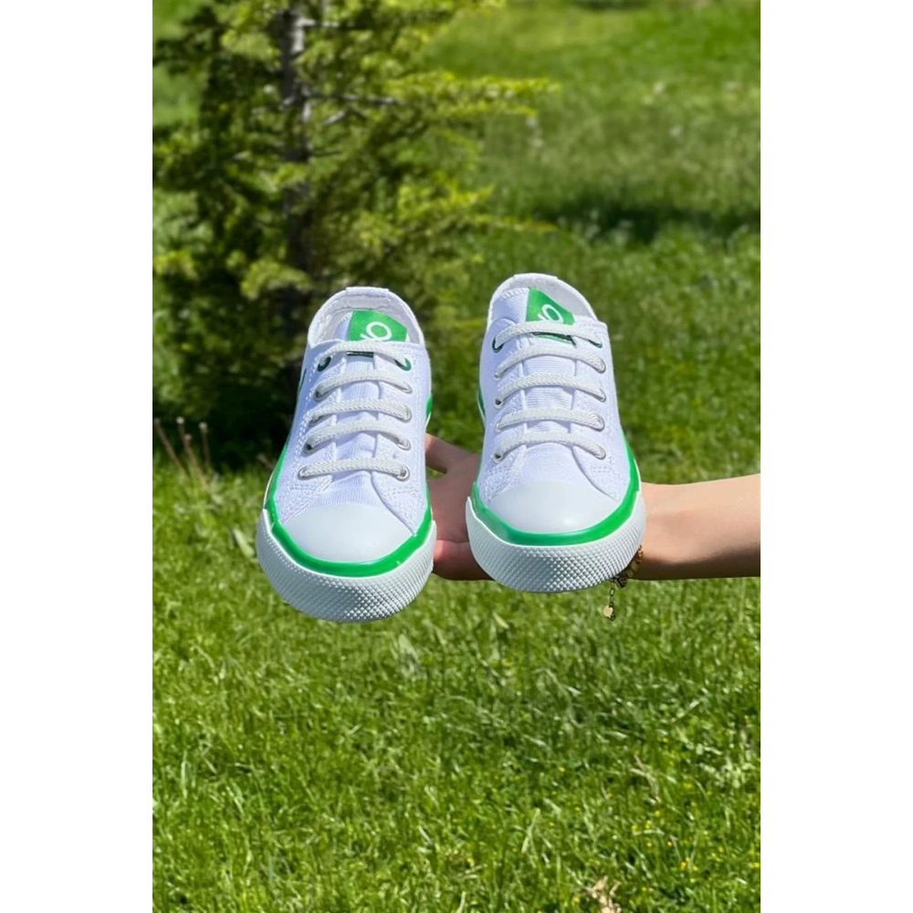 Benetton Çocuk Spor Ayakkabı Beyaz-Yeşil