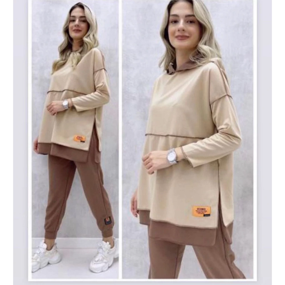 Kadın Kahverengi Eşofman Takımı