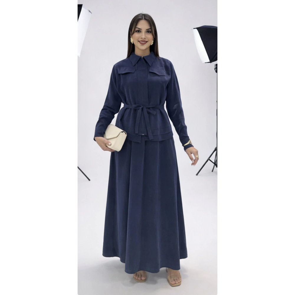 Kadın Lacivert İkili Takım